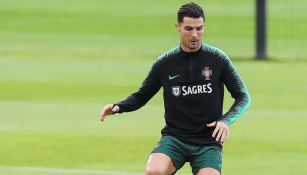 Cristiano Ronaldo realiza un entrenamiento con Portugal 