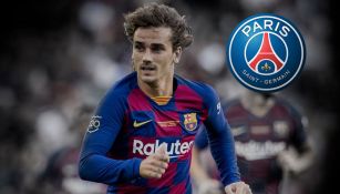 Antoine Griezmann durante un partido del Barcelona