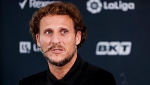 Diego Forlán en evento de La Liga