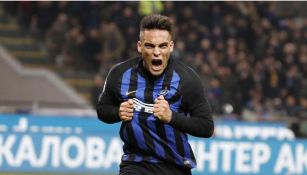 Lautaro, en un partido del Inter