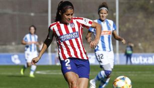 Kenti Robles, en un partido del Atlético