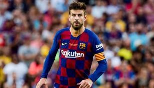 Piqué, en un juego con el Barcelona