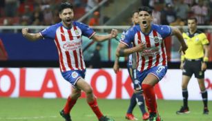  Pulido festeja anotación contra Atlético San Luis