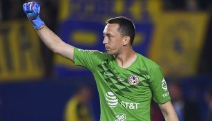 Marchesín, en un partido de América