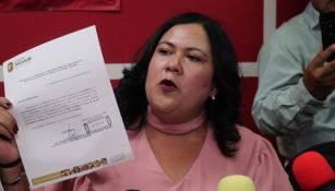 La senadora Alejandra León Gastélum