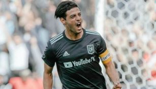 Carlos Vela, en un partido de LAFC