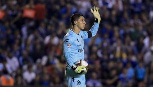 Hugo González, en el partido ante Gallos