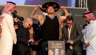 Andy Ruiz sube a la báscula en Arabia Saudita