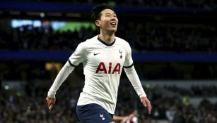 Son Heung-Min, en festejo con Tottenham