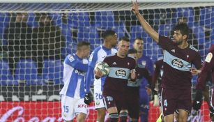 Néstor Araujo anotó gol en derrota de Celta de Vigo ante el Leganés de Aguirre