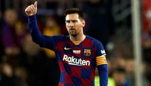 Messi, en un partido del Barcelona