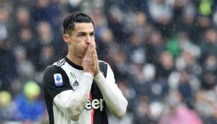 Cristiano Ronaldo en el partido entre Juventus y Sassuolo