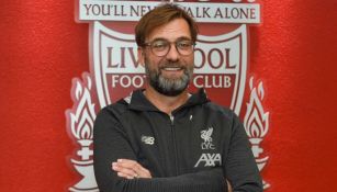 Jürgen Klopp posa en las instalaciones del Liverpool