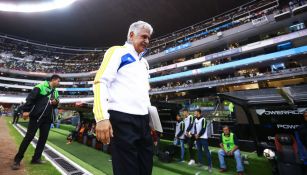 Ricardo Ferretti en el Estadio Azteca