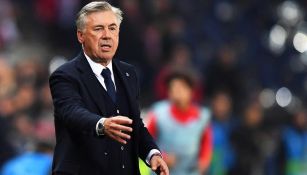 Carlo Ancelotti durante un juego de la Serie A 