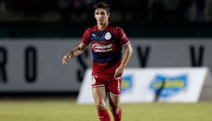 Brizuela en el juego amistoso entre Chivas y Venados 