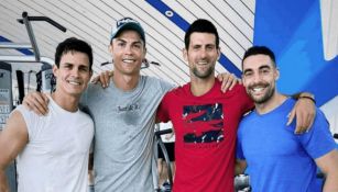 Cristiano, Djokovic y compañía se toman la foto del recuerdo en Dubai