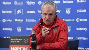 Javier Aguirre, en conferencia de prensa