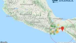 Detección de sismo en Oaxaca