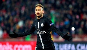 Neymar en un partido con el PSG 