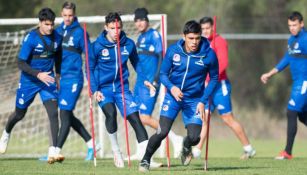 Jugadores del Atlético San Luis en un entrenamiento 