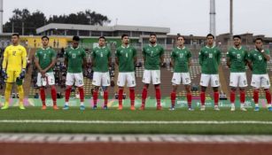 Selección Mexicana previo a un partido