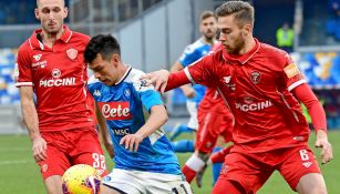 Hirivng Lozano y el Napoli vencieron en la Copa de Italia