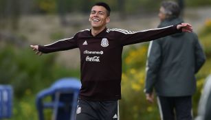 Héctor Moreno en festejo con Selección Mexicana