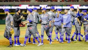 Yaquis de Obregón previo a un partido de LMP