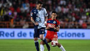 Sambueza, durante el partido ante Chivas