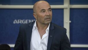 Sampaoli, en el banquillo argentino