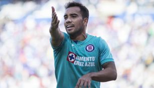 Adrián Aldrete en partido con Cruz Azul