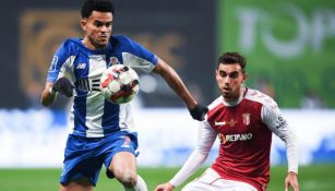 Luis Diaz, durante el partido ante el Braga