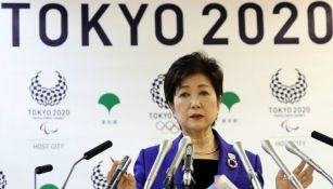Yuriko Koike aclarando la situación de su país 