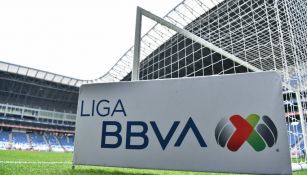 Anuncio de la Liga MX en el Estadio BBVA Bancomer