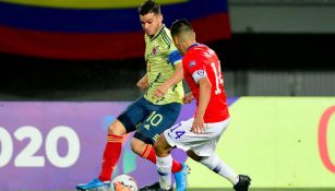 Nicolás Benedetti durante un partido con Colombia