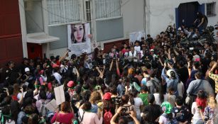 Manifestación pacífica por feminicidio de Ingrid Escamilla