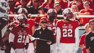 Diego Ortiz, durante un juego de los Texas Tech