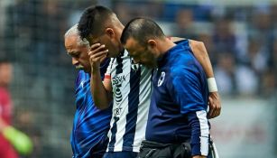 Maxi Meza en lamento tras lesionarse