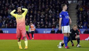 El Kun después de fallar un penal 