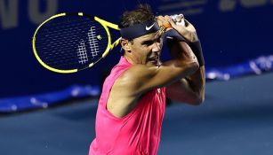 Nadal, en el juego ante Pablo Andújar 