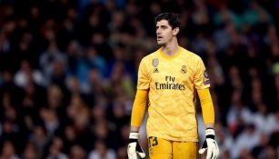 Courtois jugando con Real Madrid