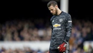 De Gea 'sufre' tras equivocarse contra el Everton