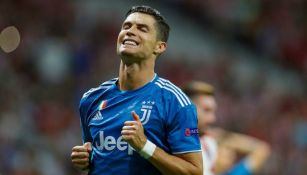 Cristiano Ronaldo se lamenta en juego contra Atlético de Madrid 
