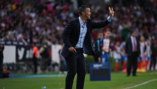 Rafael Puente durante el partido entre Atlas y Chivas