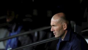Zinedine Zidane durante un partido del Real Madrid