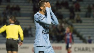 Ronaldo Prieto durante un partido con Tampico Madero