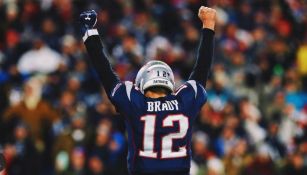 Tom Brady durante un partido con Patriots