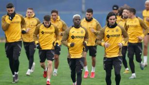 Jugadores del Getafe durante un entrenamiento