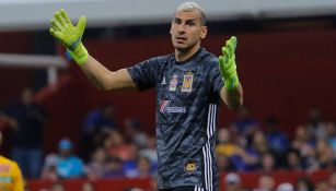 Guzmán, en un partido de Tigres